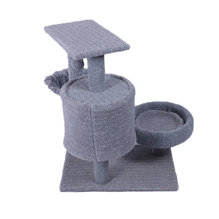 
High quality happy cat wheel with post tree house 