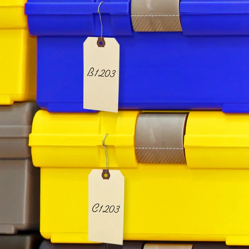 Wholesale 120x60mm Wired Manila Shipping Paper Tags with Wires