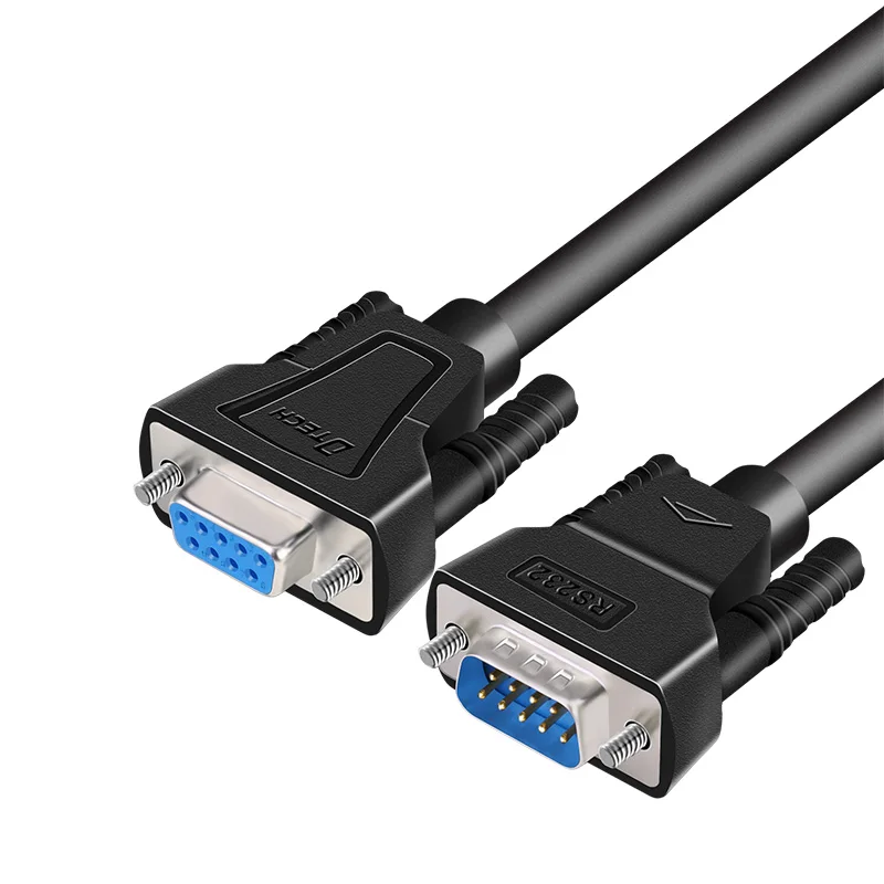 Кабель Dtech DB9 RS232 с последовательным портом штекер-штекер 9 pin 1 5 м последовательный кабель для