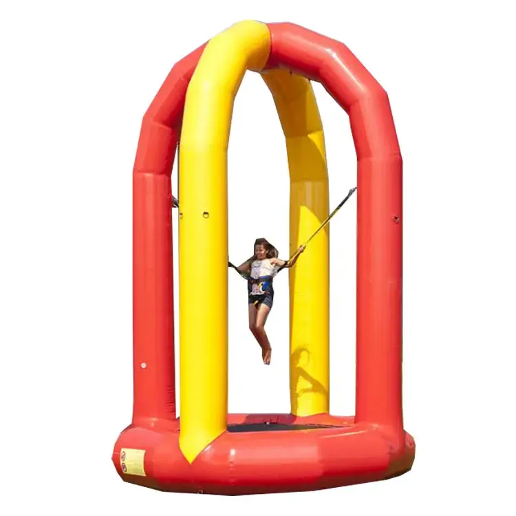 Funworldsport kids and Adults Inflatable Bungee Jumping Trampoline equipment price for Sale