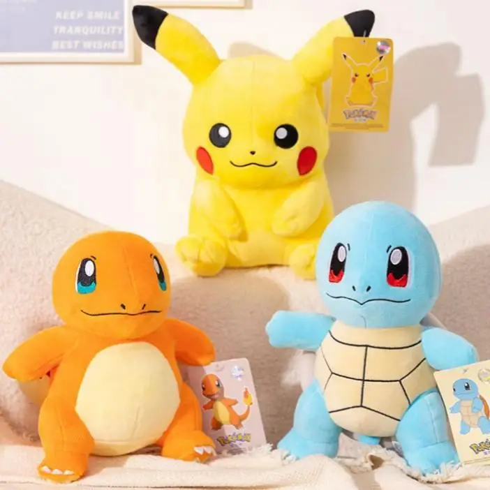 Официальные плюшевые куклы Pokemoned детские подарки милые аниме Мультяшные игрушки для детей