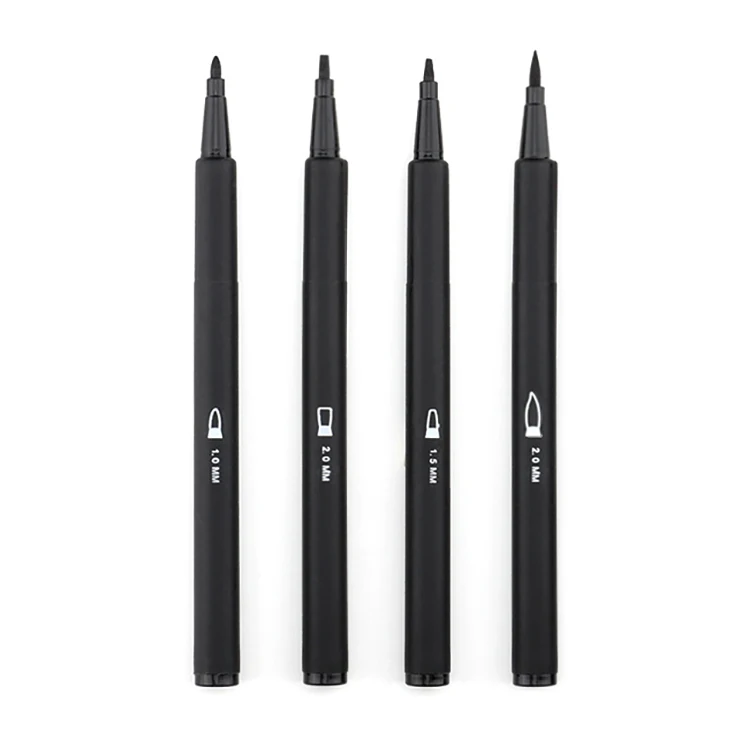 Different Size Tips Calligraphy Fineliner Marker Pens