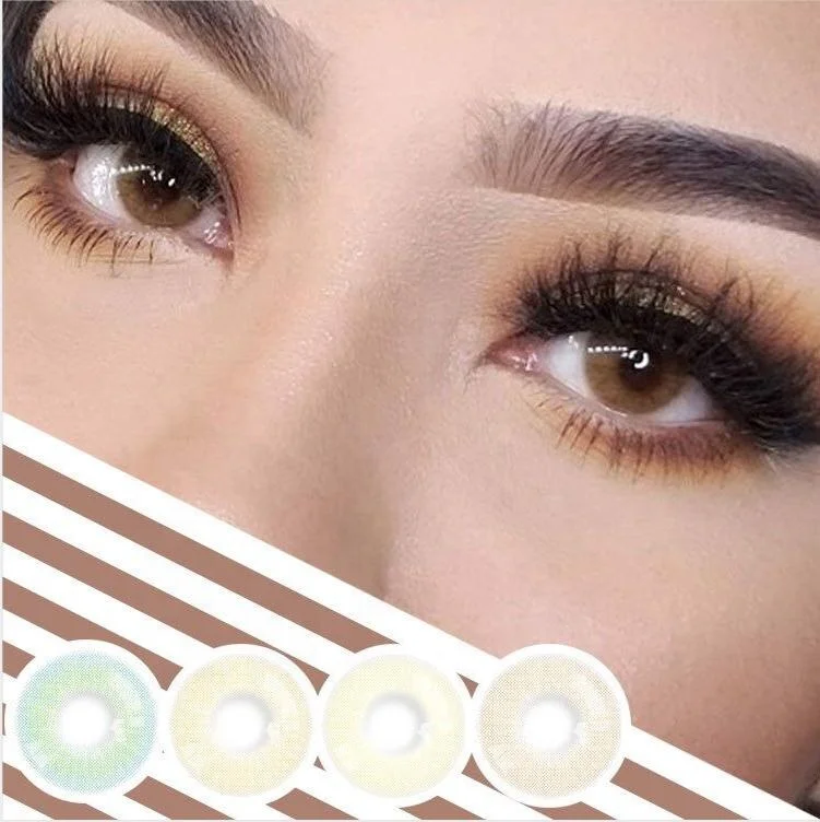 Realcon Hot Selling Super Natural Hidrotone Contact lenses Fancy Look  Colored Contact+ Lenses
