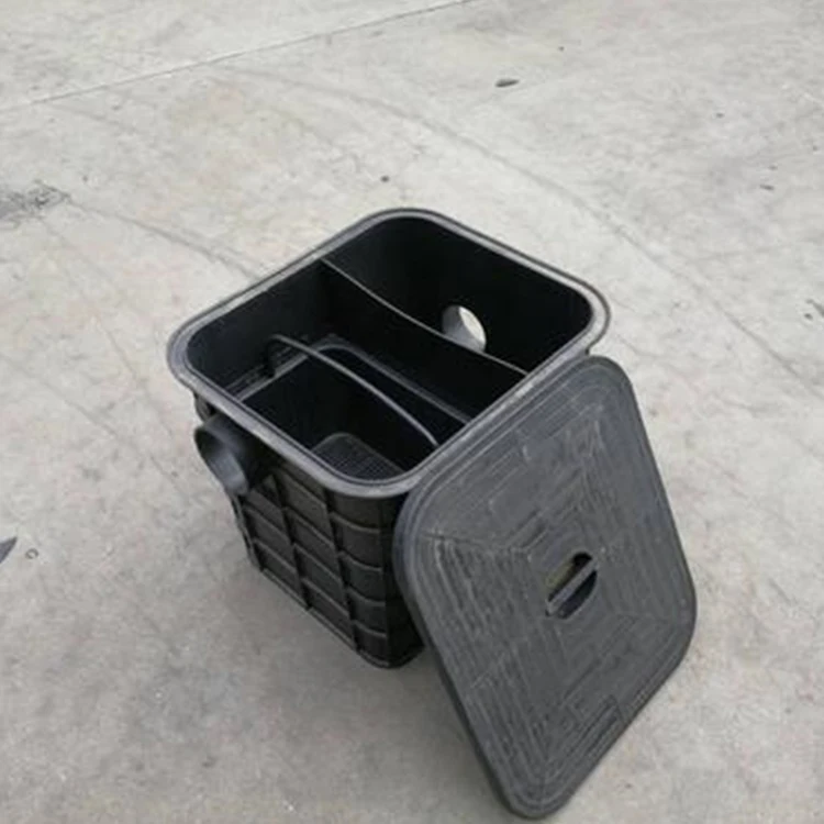 Plastic Grease Interceptor Sewage Treatment Lifting Equipment Oil Water Separator For Restaurant