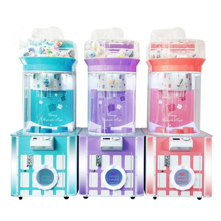 New design ice cream coin operated toy crane claw vending game machine