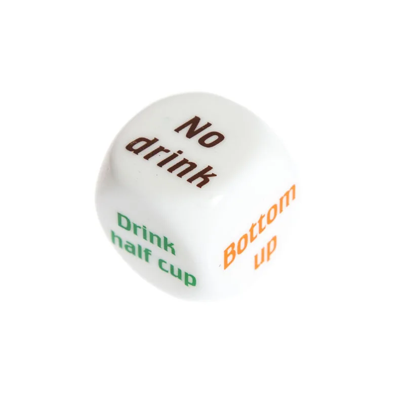 YIZHI Adult Party Game Playing Drinking Wine Mora Dice Bar Turnt Drunk Frenzy Party Game Drink Decider Dice