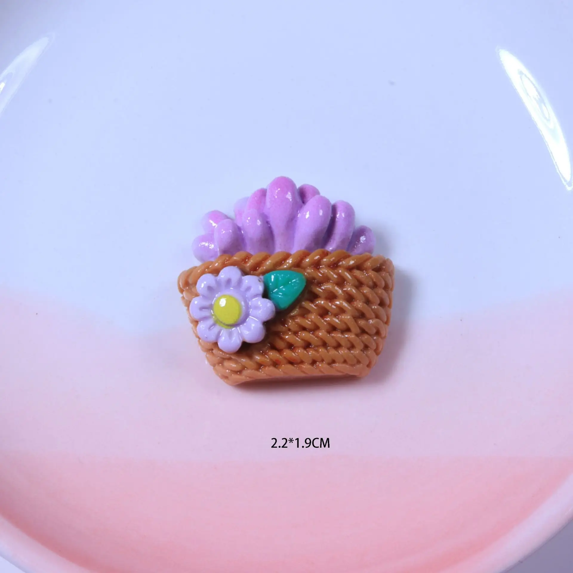 potted succulentt  patch DIY cream glue accessories hairpin cave shoes 3D factory outlet