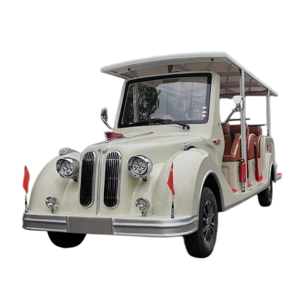 High Quality Vintage Car 11 Seats Shuttle Bus Electric Old Car Classic Car For Sale