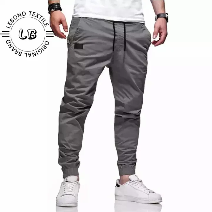 Custom Printing Logo Sportswear Track Trousers Drawstring Pants With Pockets Man Trousers Casual Cargo Pants Sweatpants Joggers