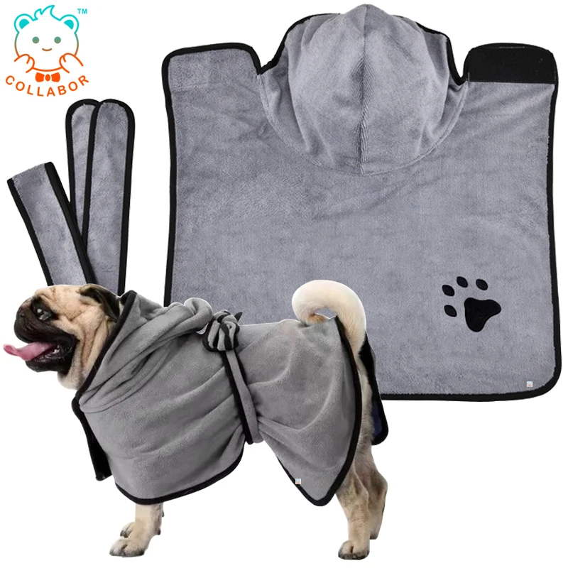 COLLABOR English Spring Spaniel Pet Head Towel Custom Printed Paw Print Sublimation Pet Towel