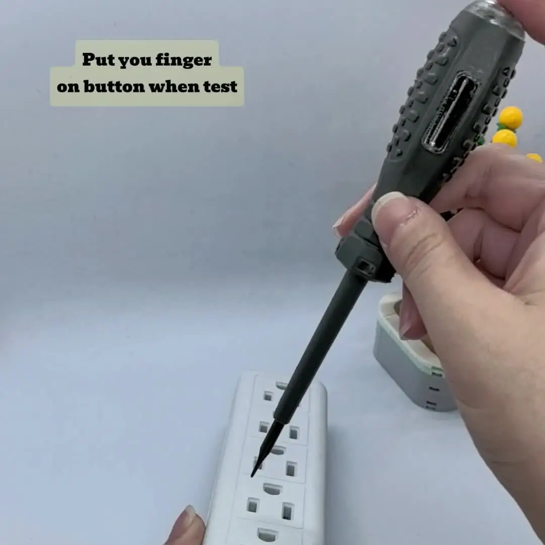 Digital Voltage Tester Pen AC Non-contact Induction Test Pencil Voltmeter Detector Electrical Slotted Screwdriver Indicator