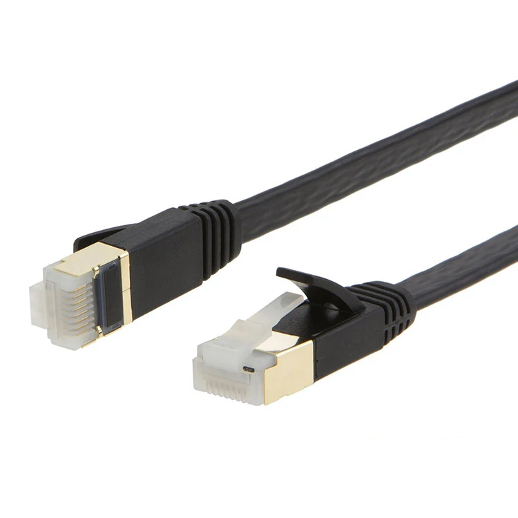 Top Selling Cat7 Ethernet Cable High Speed Flat UTP Cat 7 Internet Network RJ45 LAN Patch Cable Bulk Network Cable