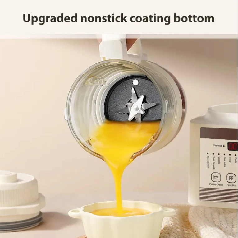 Digital Display Heating Blender Multi-functional Healthy Food Mixer Electric Smoothie Blenders Household Heavy Duty Blender