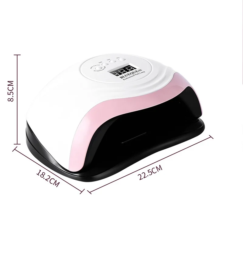 High power 168w Fast Curing Gel Light Nail Lamp New Style Nail GEL Polish Dryer LED UV Lamps