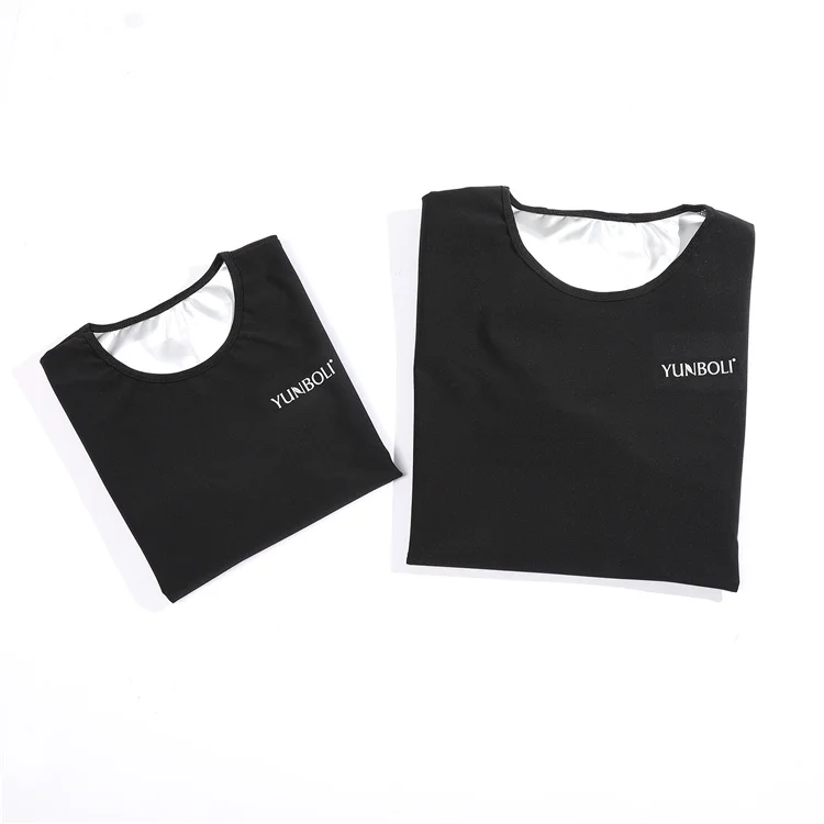 Sauna Suits Short Sleeve Compression T-shirt Workout Shirt Sweating Weight Loss Slimming Sweat Shaper Sauna Vest Sauna shirt