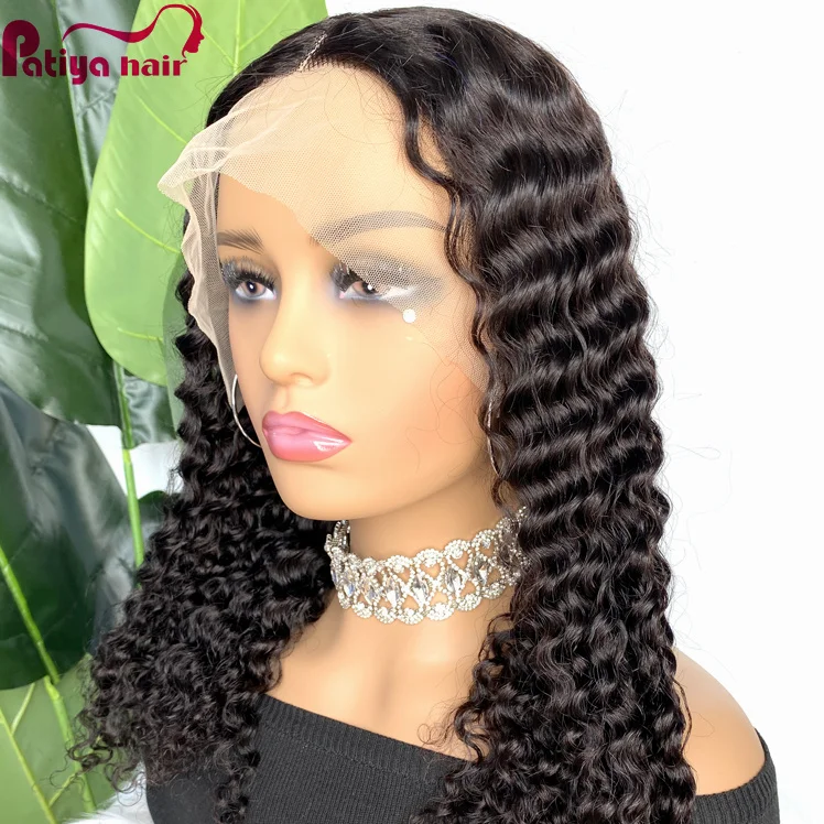 Best Wig Supplier On Sale Lace Front Wigs Human Hair Pre Plucked Cambodian Remy Hair Deep Wave 13*4 Transparent Frontal Wig