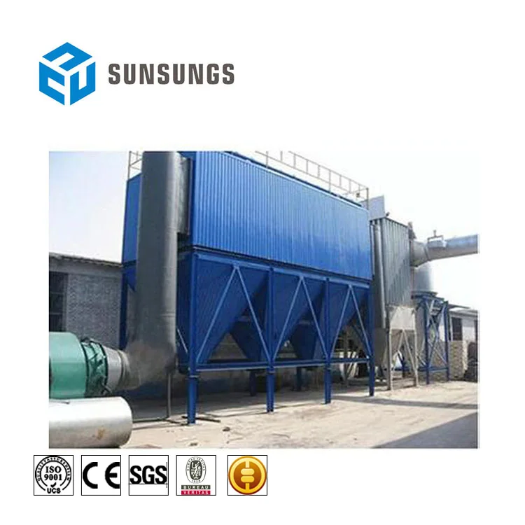 
Low pressure industrial dust collector/dust extractor/dust suppression system for Cement Plant 