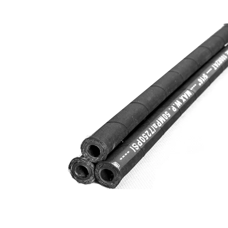 Hot Sale High Pressure Resistant Hydraulic Rubber Pipe Industrial Steel Wire Reinforced Rubber Hose