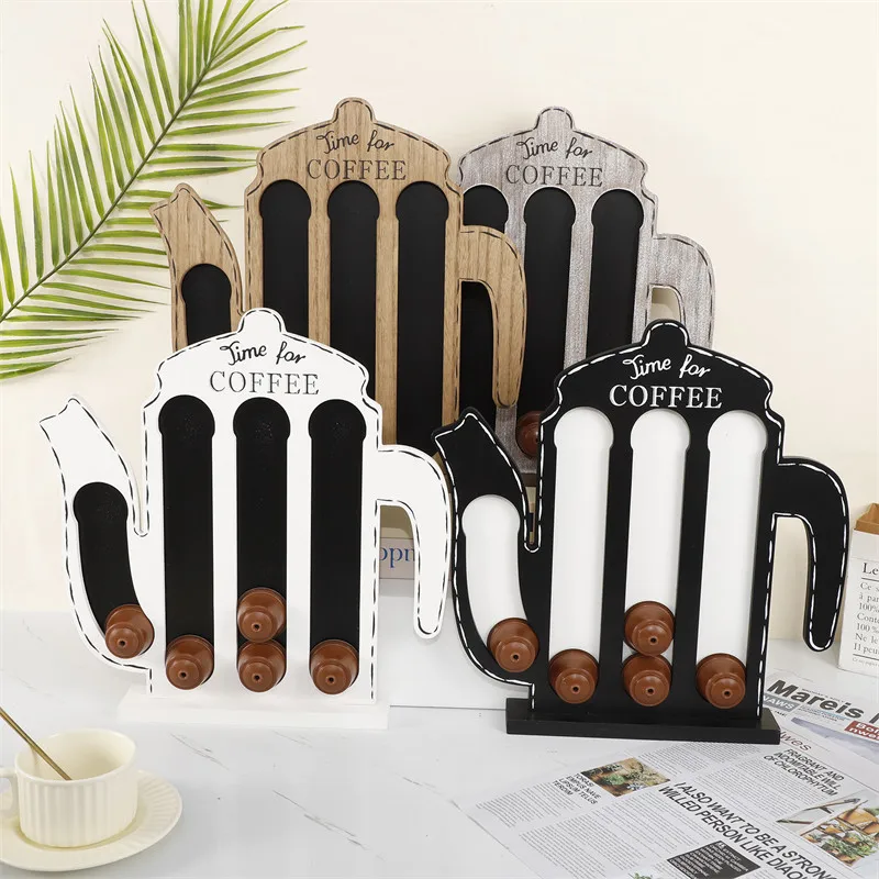 Pot-shaped small coffee capsule storage home coffee shop desktop ornaments coffee capsule holder