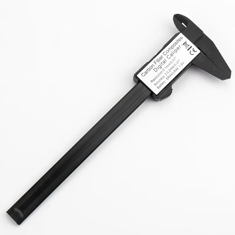 HYSTIC Wholesale Carbon Fiber Jewelry Vernier Caliper 0-150mm Large Screen Digital Display Electronic Digital Caliper Hand Tools