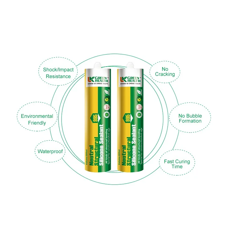 2023 factory direct wholesales 300ml high quality quick drying glass silicone sealant gp silicone adhesive sealant
