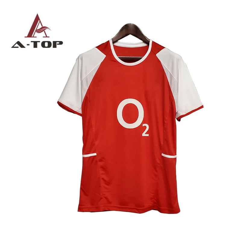 02-04 AR sena  football shirt best quality Retro Henry Bergkamp Pires soccer jersey