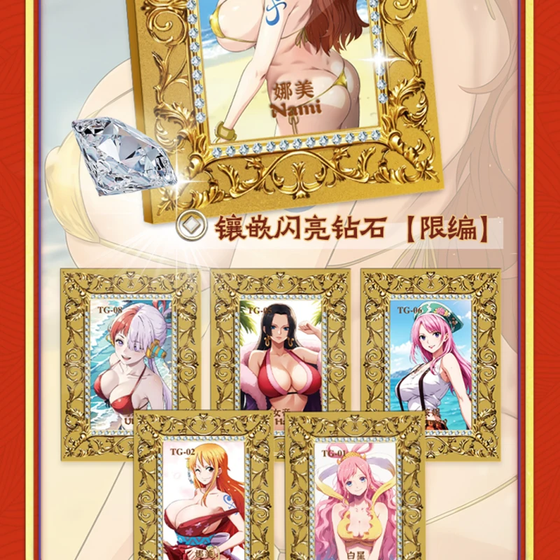 Wholesale Luffy Nami Zoro Robin OnePieces Card toriyama akira  Bounty Card Animation detective Collection ACG Cards Toy Gift