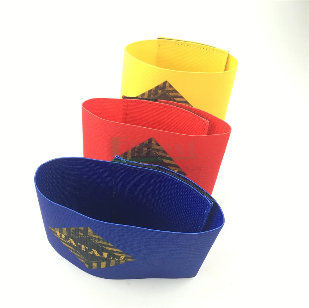 Personalized Logo Sublimation elastic armbands football Captain arm bands