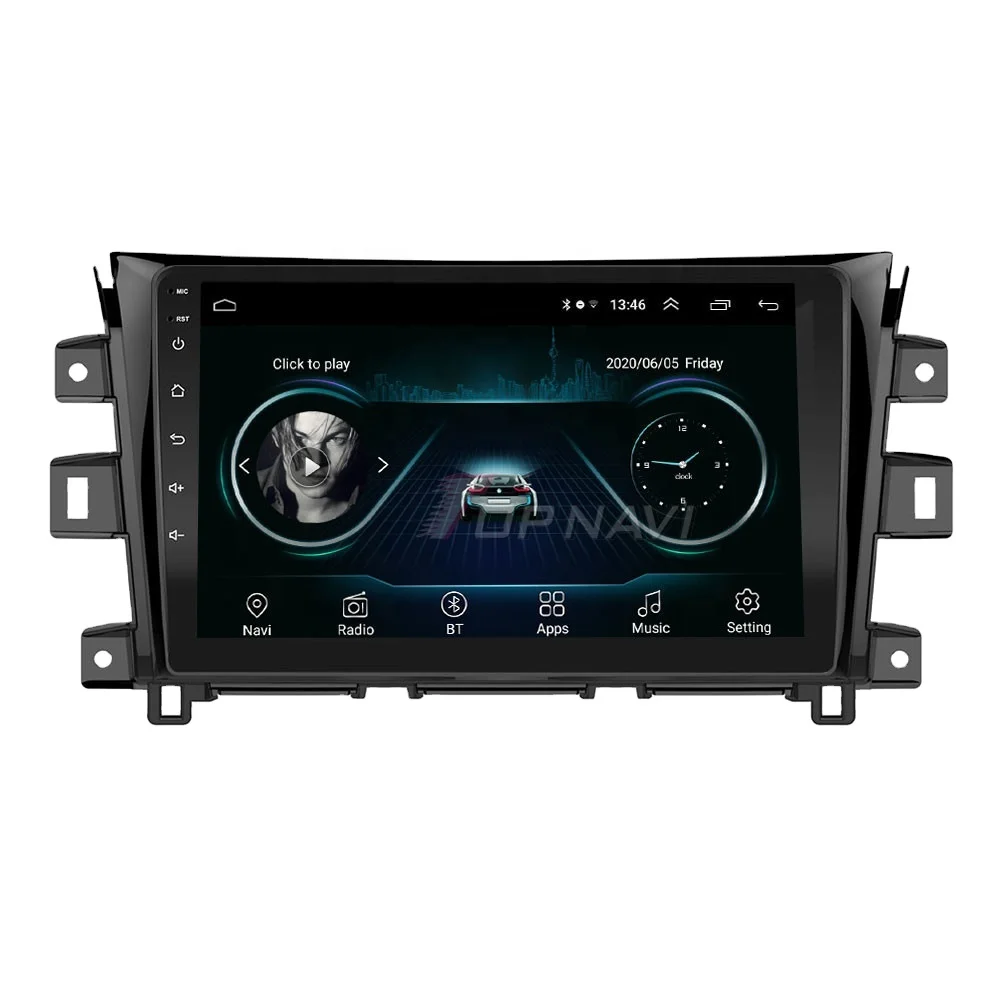 10.1 Inch Car Music GPS Multimedia Player For  2017 2018 2019 Nissan Navara Frontier NP300 Android 9.0 Auto Stereo Audio