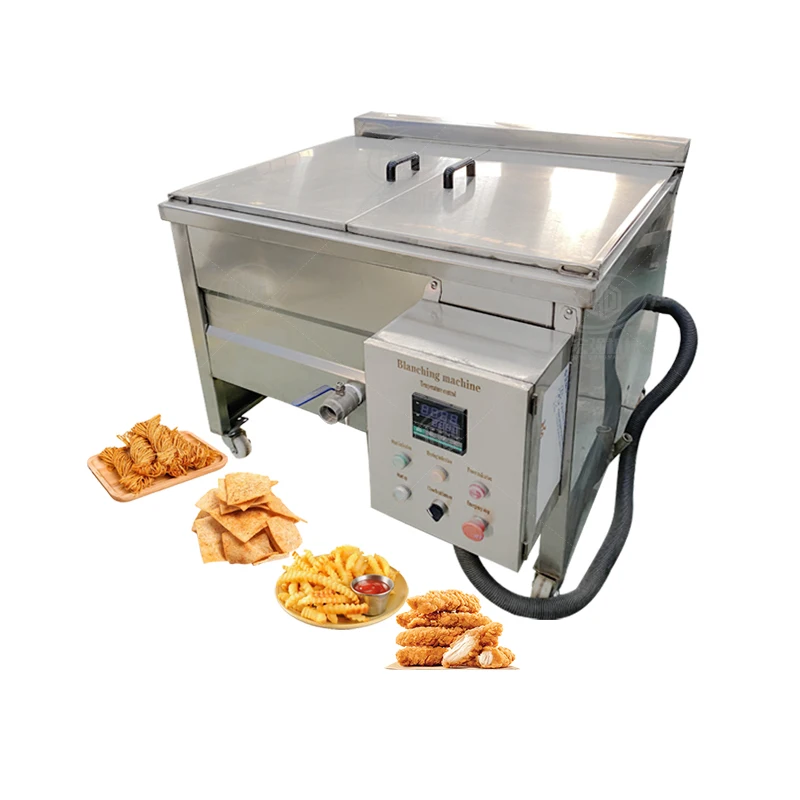 Freidora Industrial Frutos Secos French Fries Machine Freidora Electric Dos Cubas