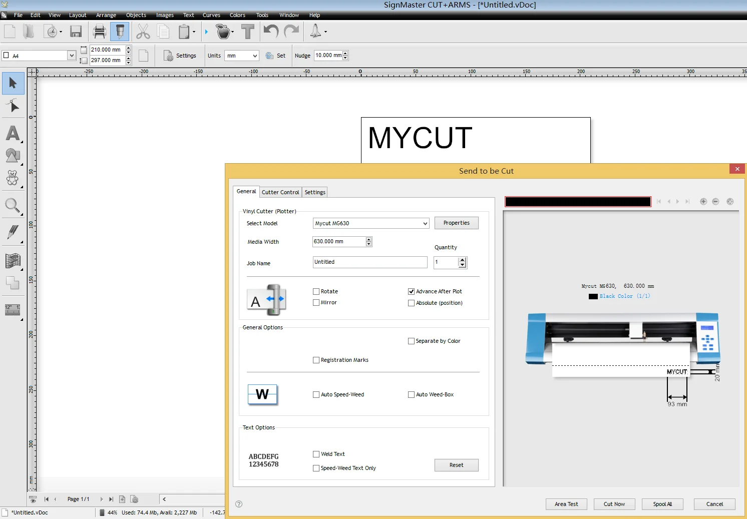  Программное обеспечение signmaster ARMS + CUT для режущего плоттера