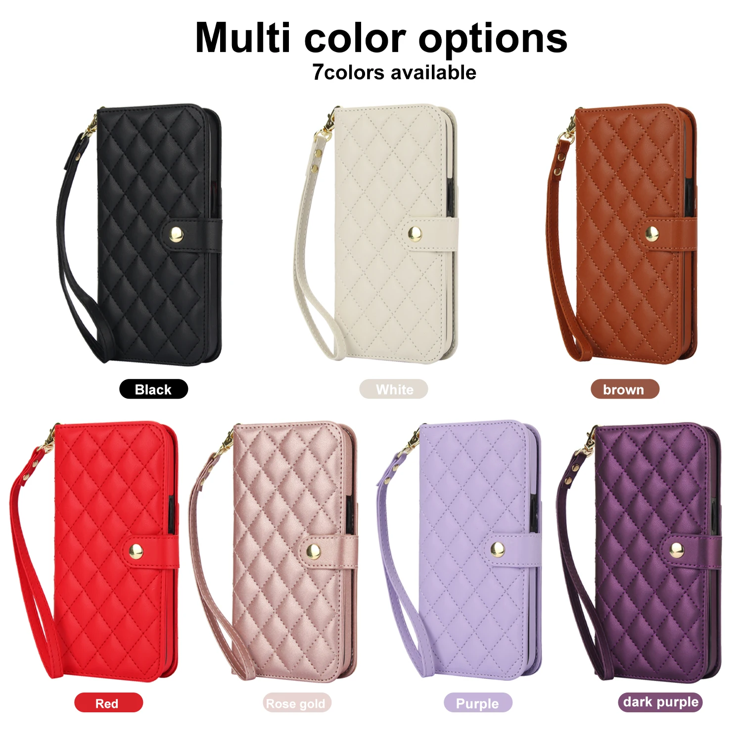 Soft PU Leather Crossbody Phone Case for Google pixel 6a Wallet Cell Phone Bag Shoulder Handbag for Google pixel 8/8A/8PRO