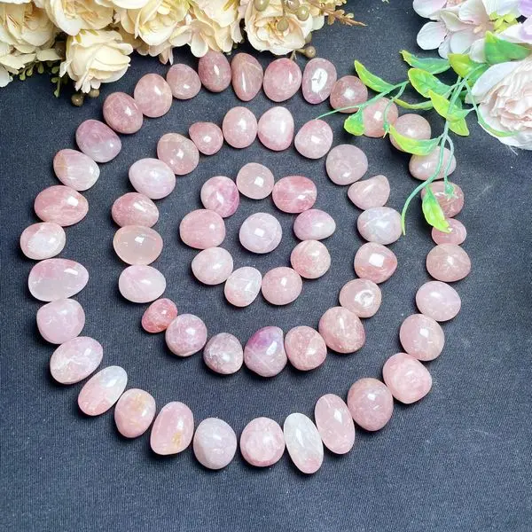 Tumbled Stones Clear Quartz Dream Amethyst Crystal Healing Energy Crystal Natural High Quality Rose Home Decoration Gemstone