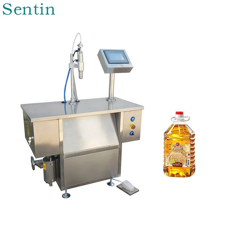 Semi-Auto Small Business Scale Home One Liter Corvette C3 Engine Oil Filling Machine Dispenser