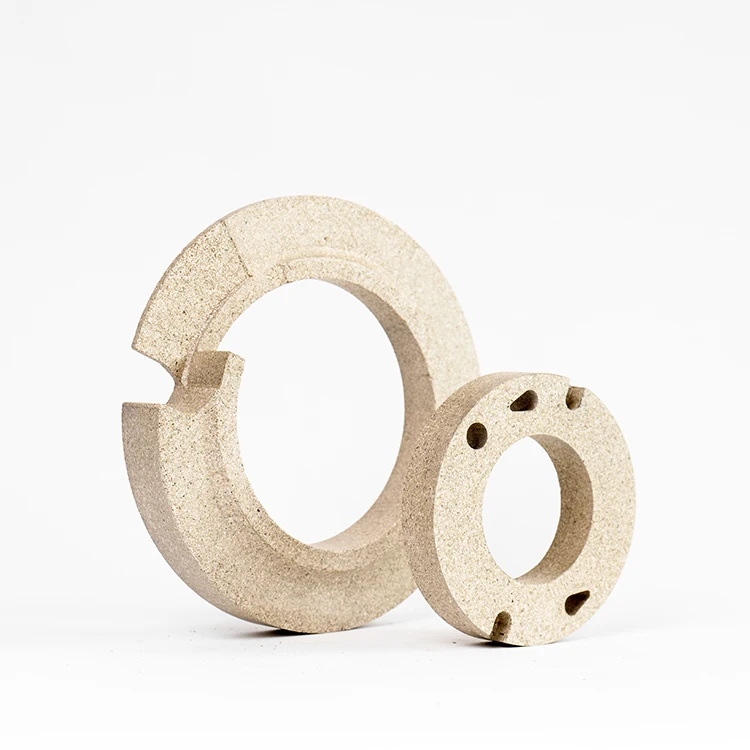 Molded vermiculite refractory insulation parts condensing gas boiler heat cell block