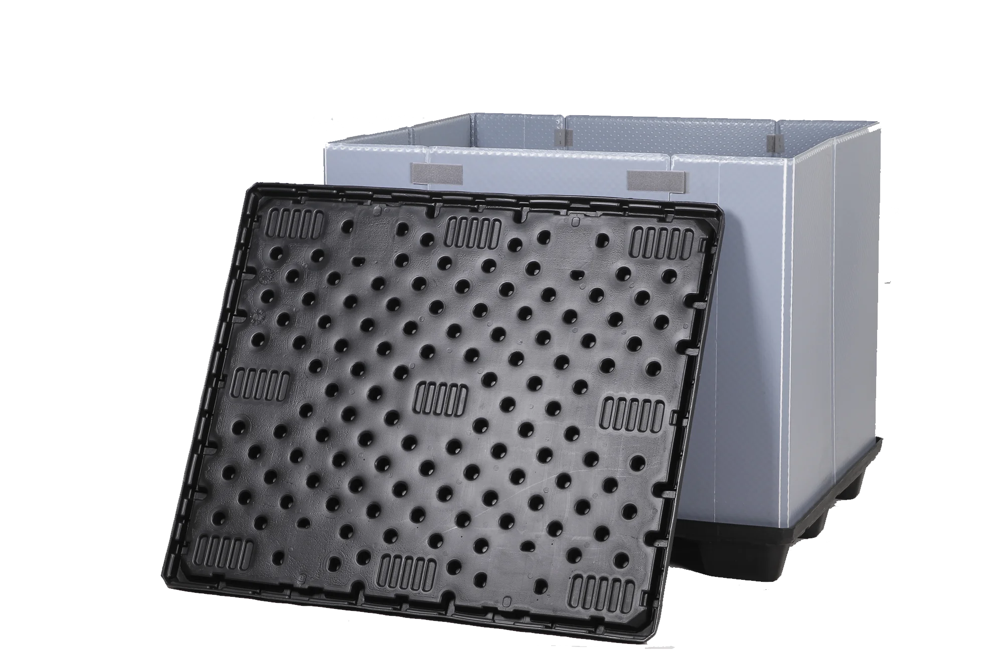 Collapsible pallet sleeve gaylord box