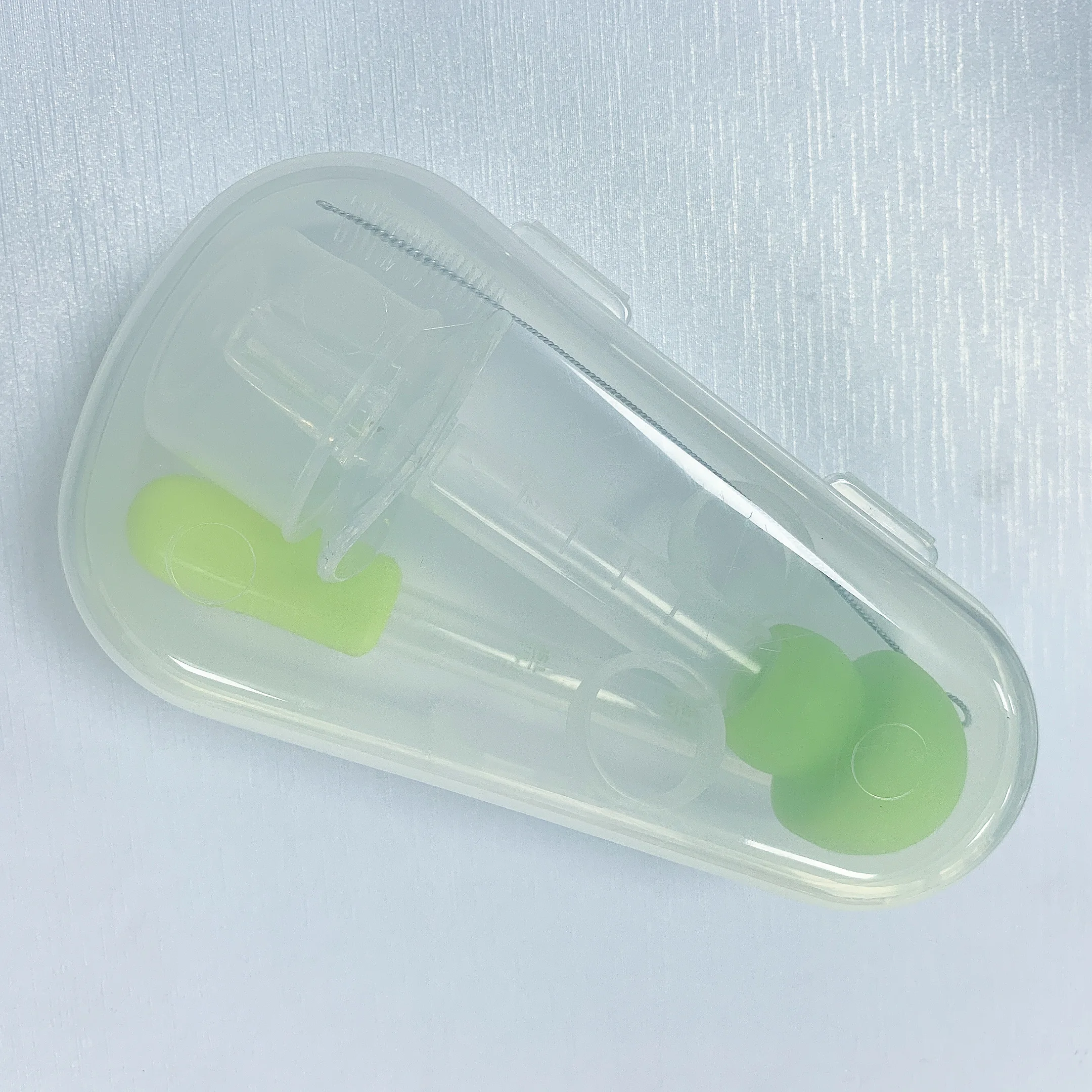 Factory Supply Baby Products Double Hole Syringe Baby Feeder Anti leak And Anti choke Silicone Drip Feeder Set