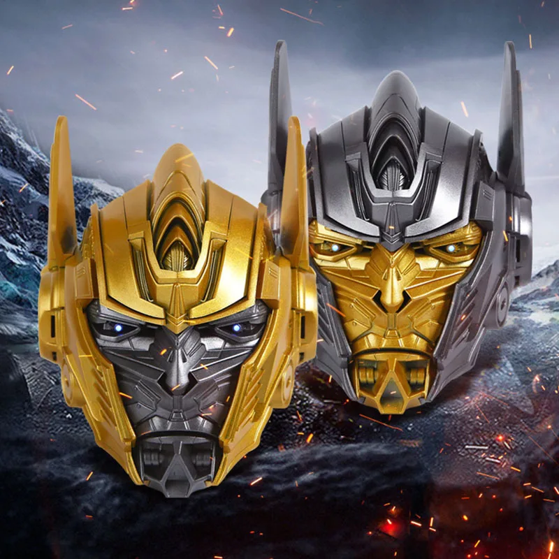 Bumblebee Speaker Mini Wireless Speakers Subwoofer Stereo LED Flashing Light BT Boombox For FM Mp3 TF