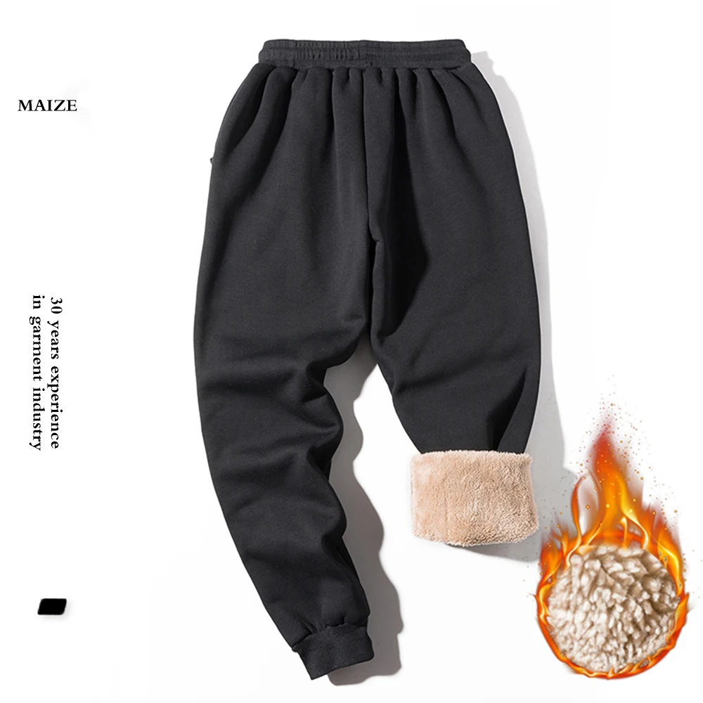 Casual Wool Pant Jogging Sport Harem Pants 2023 Latest Outdoor for Men Sweatpants Custom Labels Are Acceptable for Winter Fleece