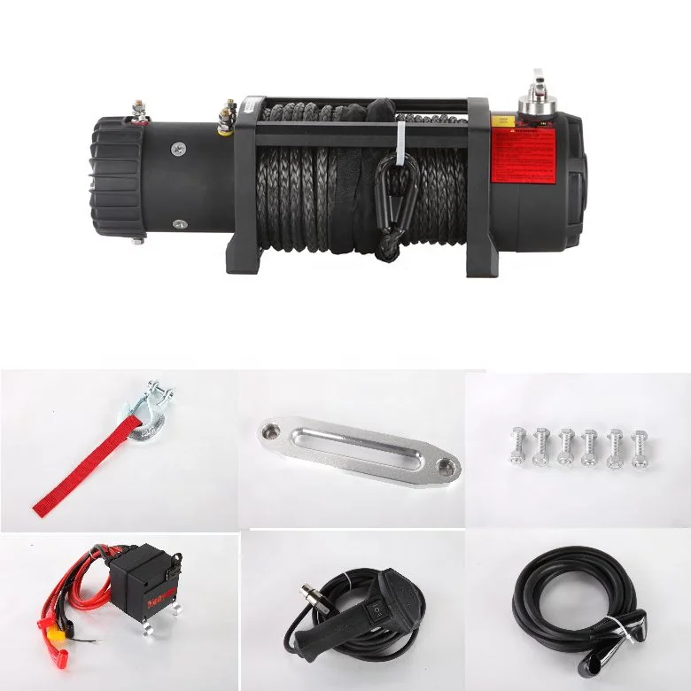treuil electr machine boat Winch Recovery for 4x4 offroad Truck Trailer 12000lbs 13500lbs 5T winches 12 v electric winch