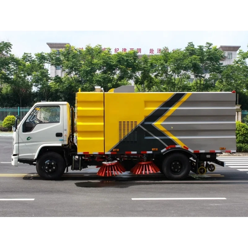 Sweeping car solenoid valve group and hydraulic system JMC Shunda 5.5 cubic meter sweeping car