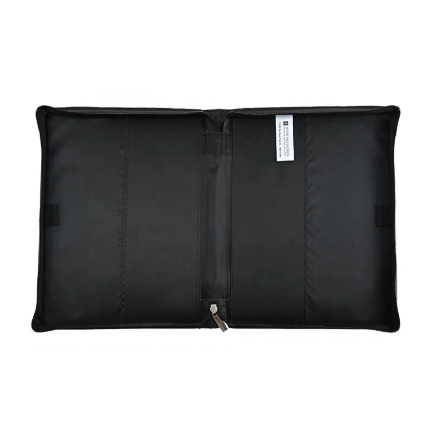 High Quality Pu Leather Personalized Fully Embossed Custom Bible Cover Black Minimalist Bible Cover With Zipper