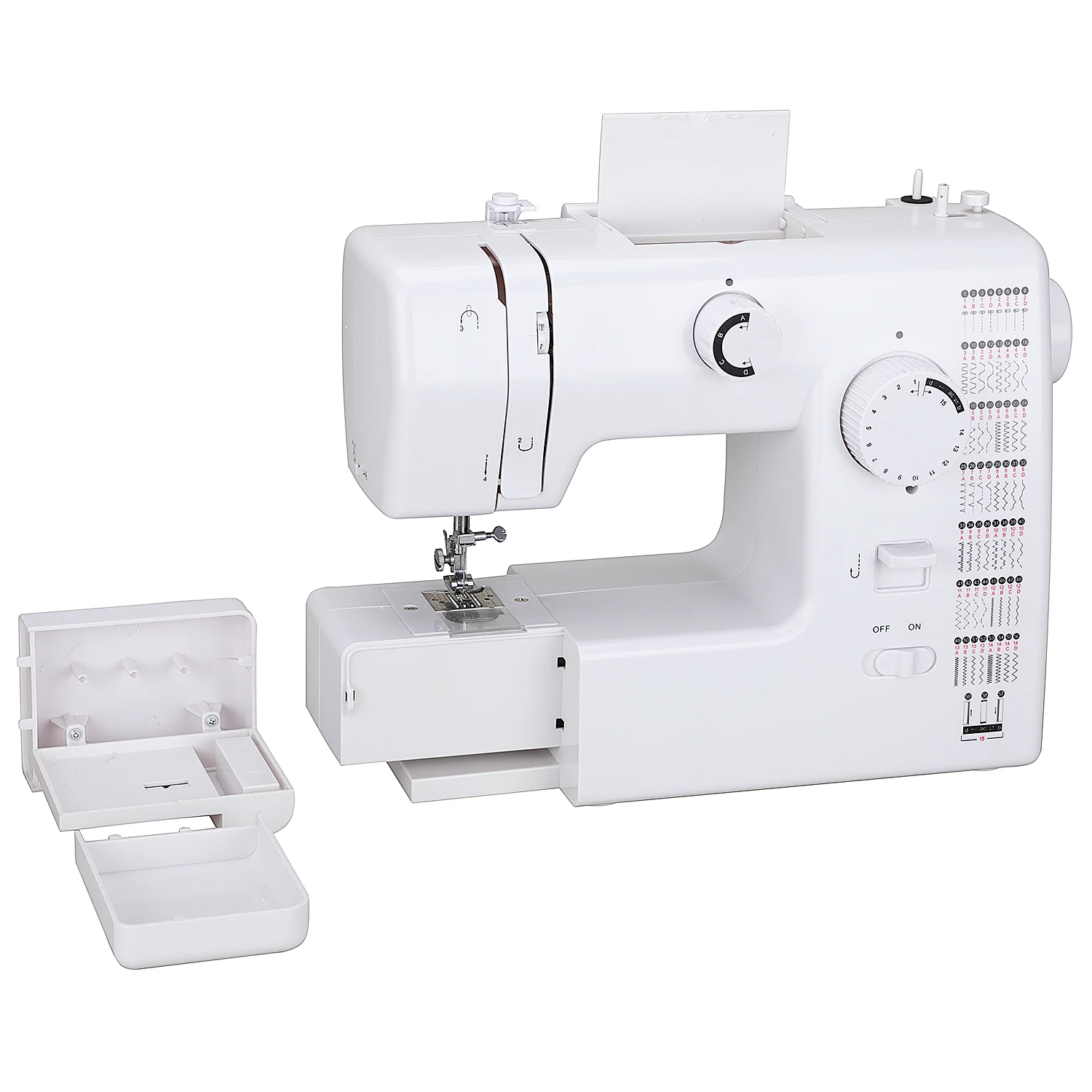 huafeng FHSM-705 59 stitch pattern mini sewing machine household easy