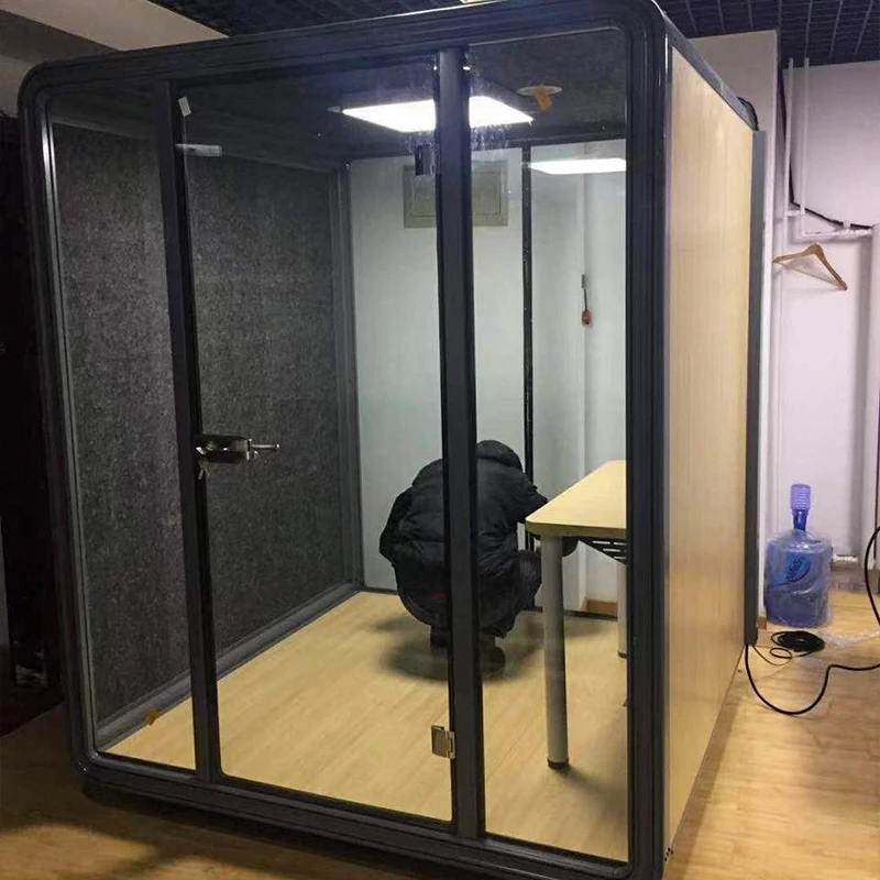 Mobile soundproof room disassembly office negotiation room telephone booth silent  recording studio piano rack drum room