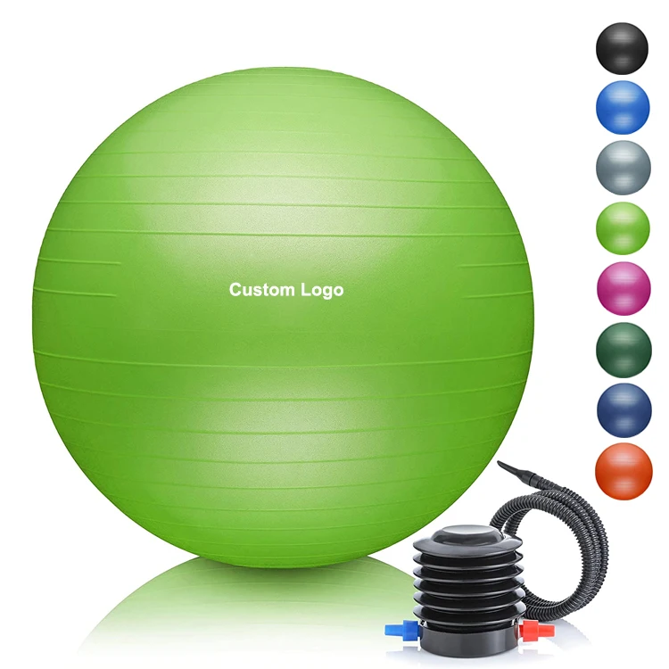 School Fitness Training 45/55/65/75/85 cm High Quality PVC Anti Burst Gym Pilates Exercise Yoga Inflatable Ball