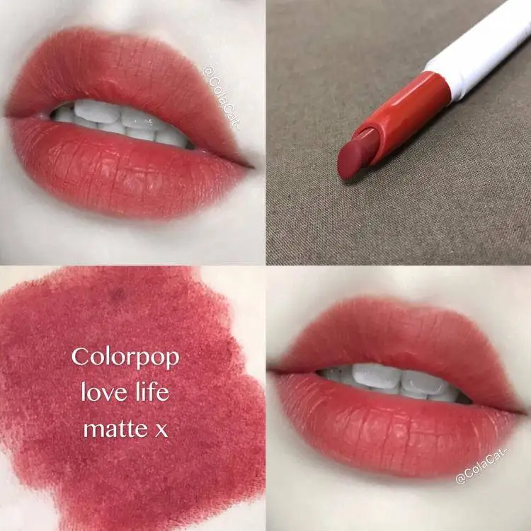 Super Waterproof Love Life Halal Metallic Soft Matte Student Lipstick Stick