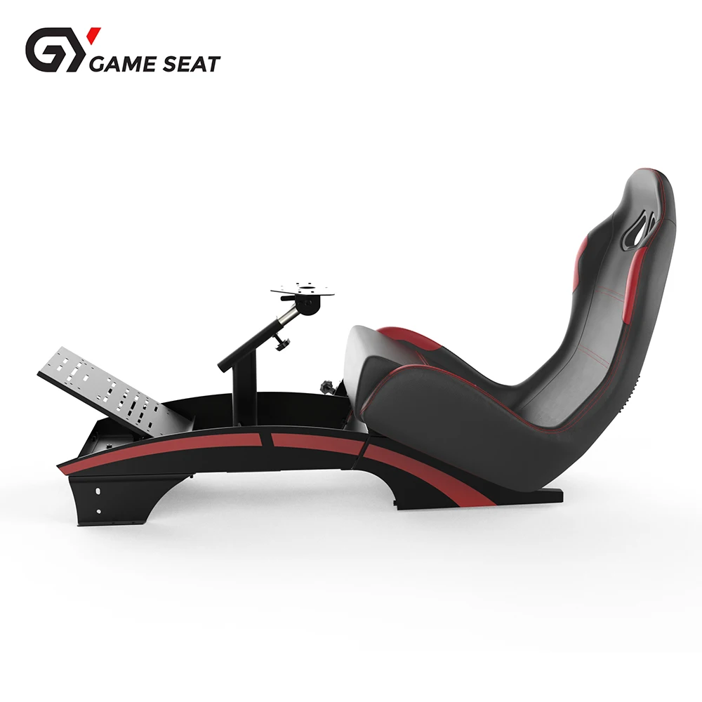 GY046-3 Wholesale Racing Simulator Seat Adjustable Racing Car Seat Computer VR Racing Games Driving Simulator Chair For Logitech