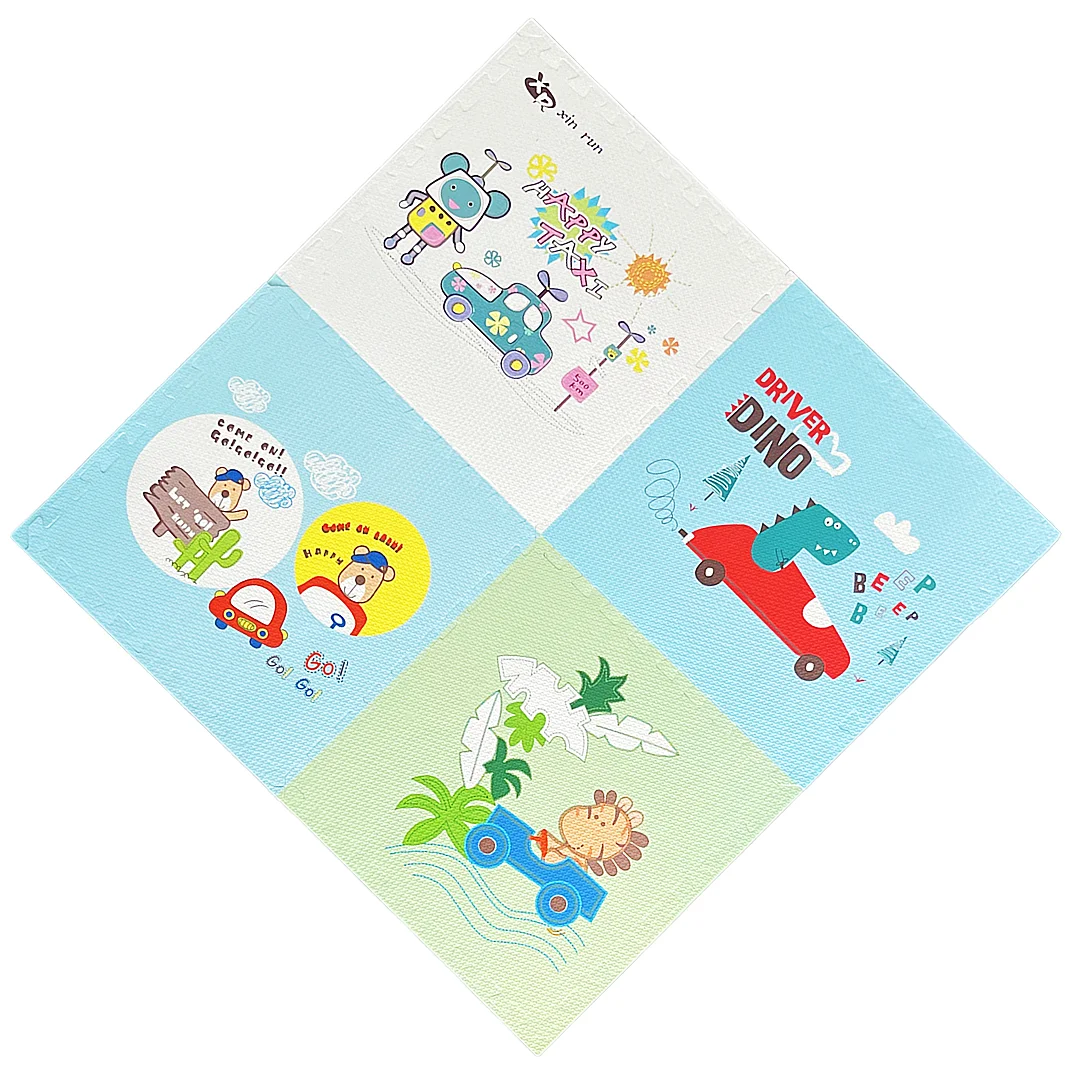 Kids Eva Foam Puzzle Floor Play Mat Baby Tatami Kids Puzzle Animal Waterproof Kids Playmats Puzzle Eva Foam Mat