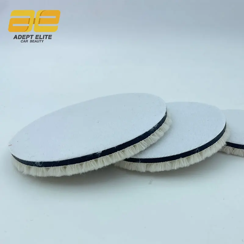 Coarse wool 3 4 5 inch durable heavy cutting remove scratch japan polishing pad buffing wool pad