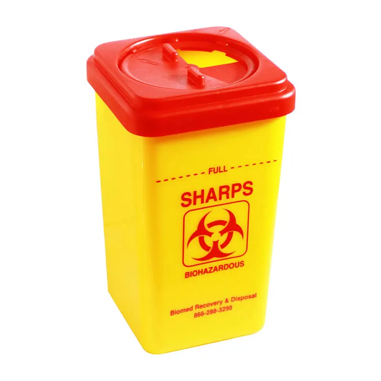 Safety Disposable Medical Needle Waste Sharps Container